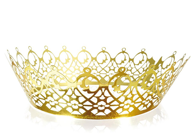 Couronne dentelle or Alcara